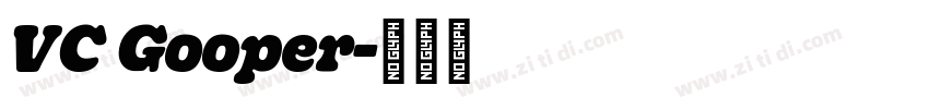 VC Gooper字体转换